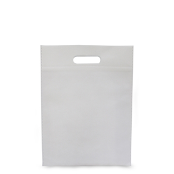 Non Woven stofpose hvid udstanset hank
